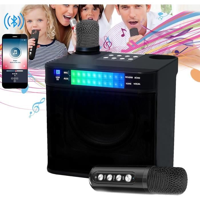 Microphone Karaoké, Machine Karaoké Portable Système Karaoké Bluetooth