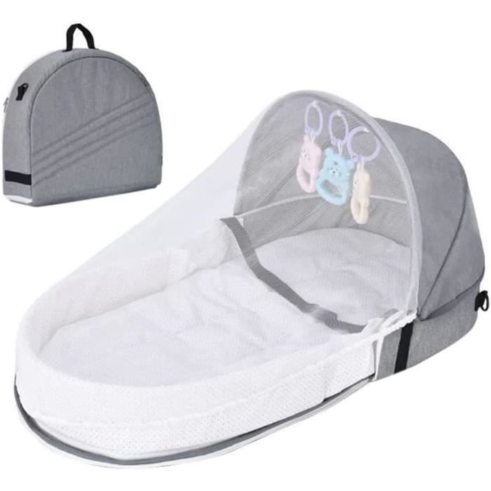 Lit Bébé De Camping Portable Yescom – Pliable, Avec Sac De Transport, Pour Intérieur/extérieur