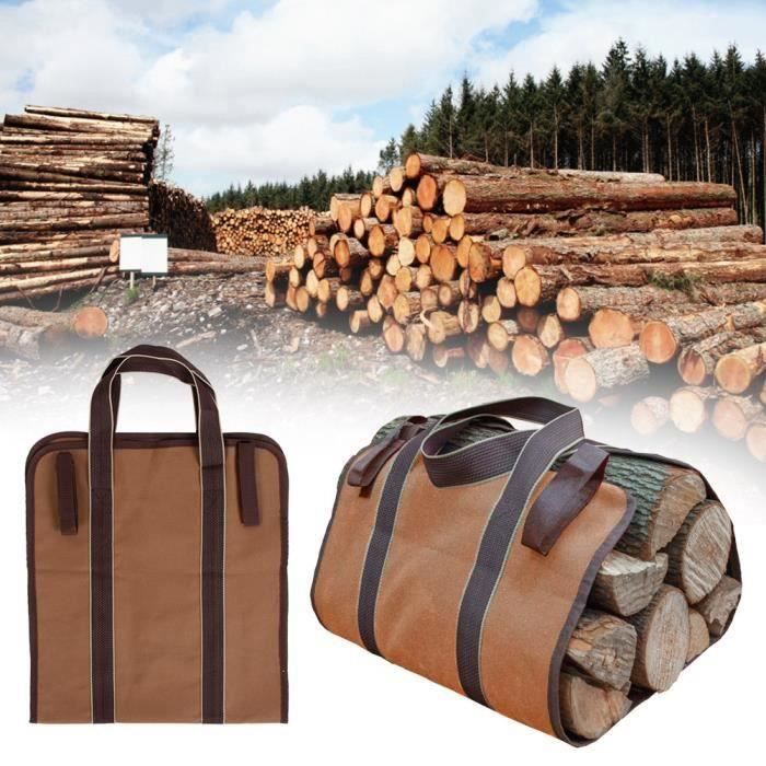 Breeze-Transporteur de bois de chauffage grand sac de transport de bois de  chauffage portable sac fourre-tout pour l'exploitation - Cdiscount