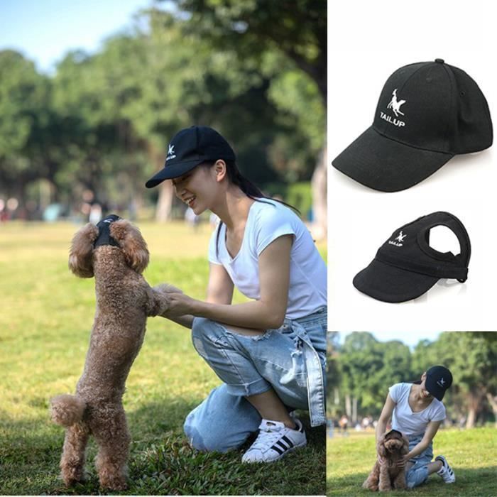 Meilleurs prix pour Parent-Enfant Bonnet Chapeau d'Soleil pour Chien Chat et Maître Ajustable Casquette de Baseball pour Activité de plein air Taille