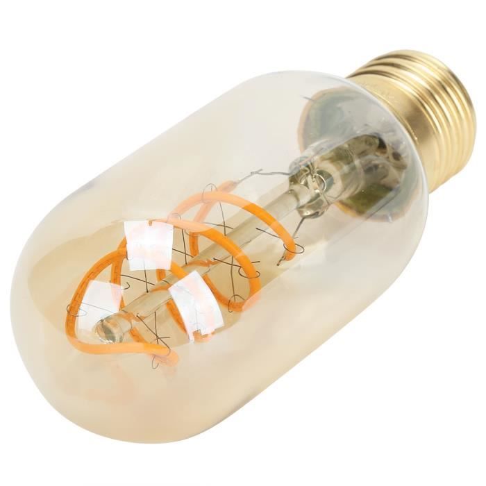 Ampoule Vintage Double Spirale E27 4W LED Filament Flexible Lumière Chaude Ampoule LED 220V deco