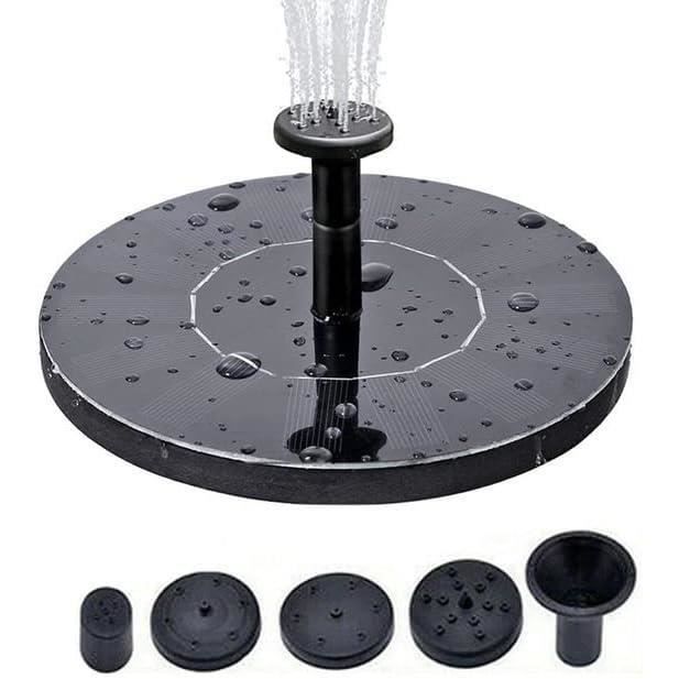 Pompe Submersible Solaire 10V EMEBAY - Jusqu'à 100cm De Hauteur D'eau, Batterie Intégrée, Pour Fontaine, Bassin, Piscine, étang - 9