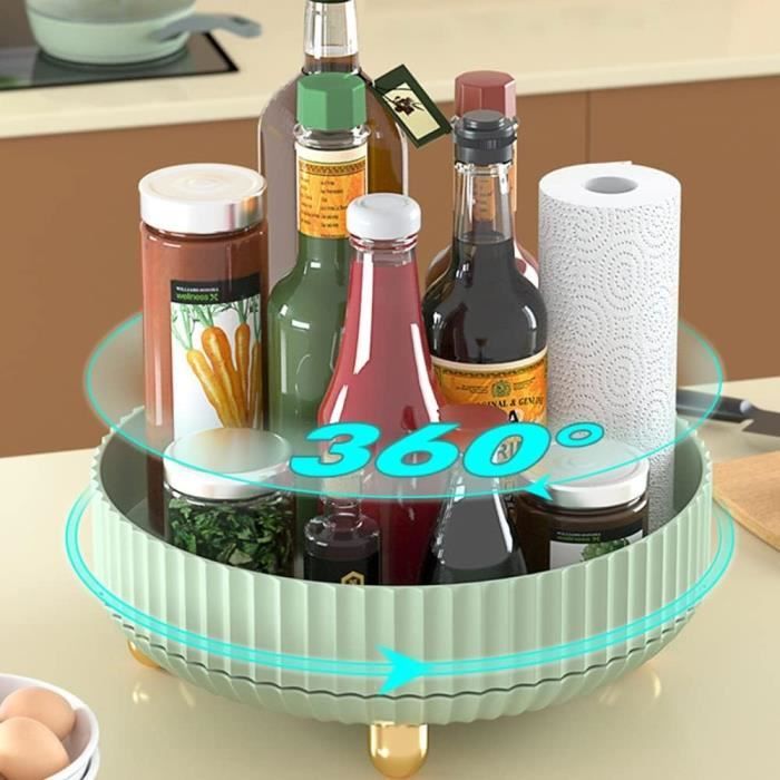 MDesign Plateau Tournant Lazy Susan U00e0 2 U00e9tages Pour Armoires, Garde