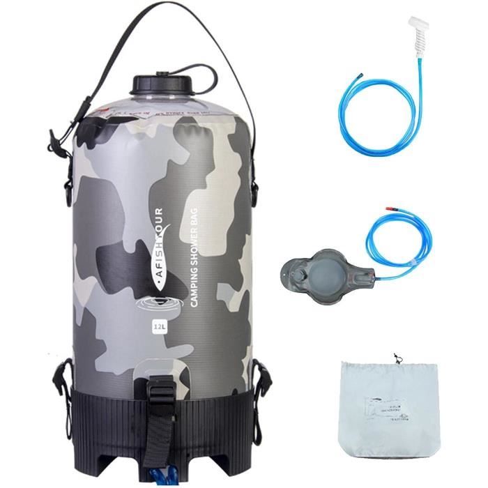 ASANMU Sac De Douche Solaire Camping, 20L Solaire Sac De Douche