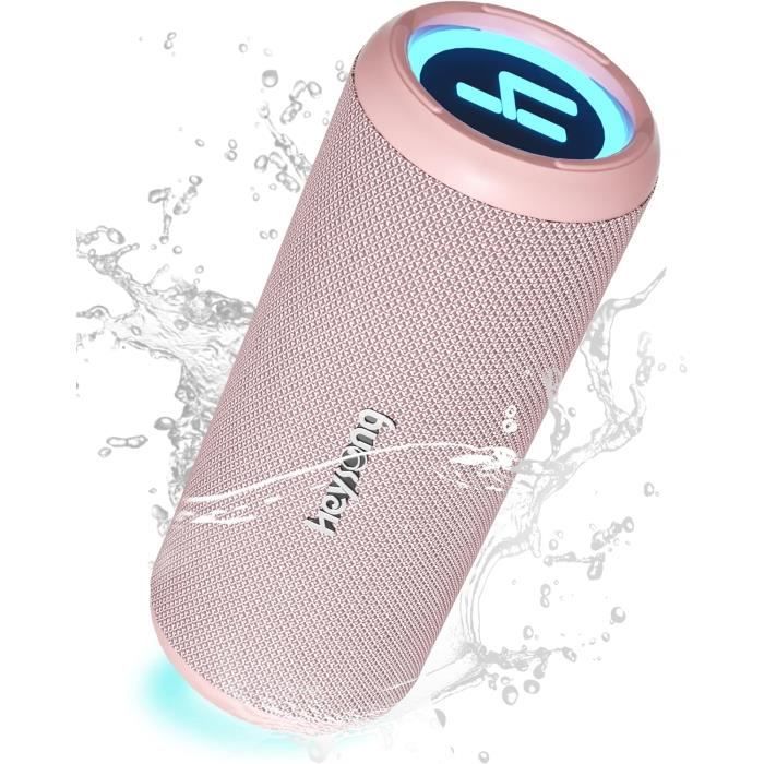 Enceinte Bluetooth Portable Lumières RGB Étanche Puissante