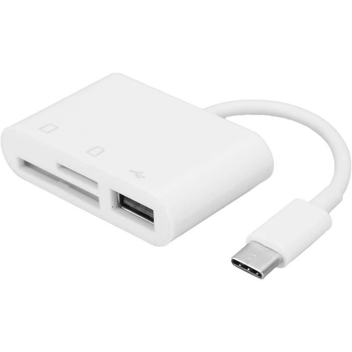 Carte Son Externe Type-C Vers 3,5 Mm – Adaptateur 3 En 1 (charge, Audio, Micro) Pour PC, Téléphone, Gaming
