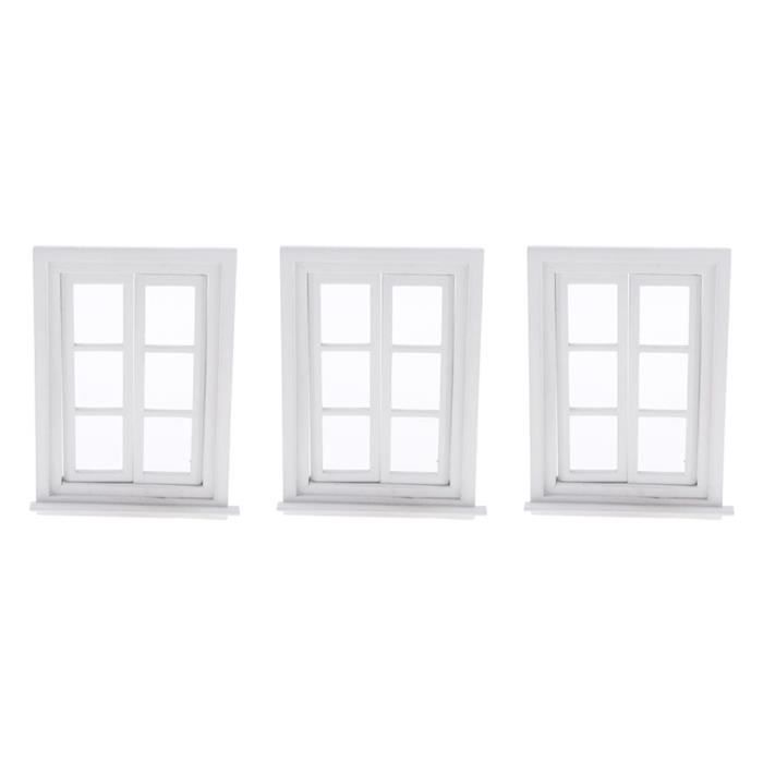Modèle De Fenêtre Bois Enfant Micro Scène Miniature Pour Les Modèles Modèle De Fenêtre Bois Enfant Micro Scène Miniature Pour Les Modèles