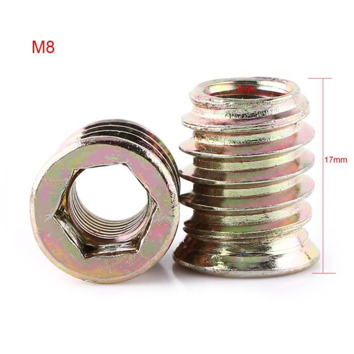 20x Écrous U M6 M8 Métal - Fixations Panneau Voiture Et Appareils Ménagers
