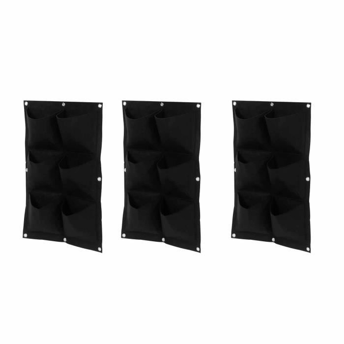 Acheter Sacs de culture de fleurs muraux, poche verticale, plantation de jardin suspendue, outils pour plantes domestiques, jardinière de légumes en tissu, Pots de culture