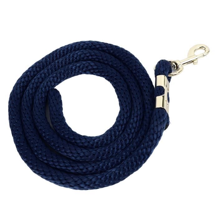 Comparer les prix de VGEBY Ligne de longe pour cheval résistante avec mousqueton - Solide corde d'entraînement pour cheval - Compétition et Bleu marine