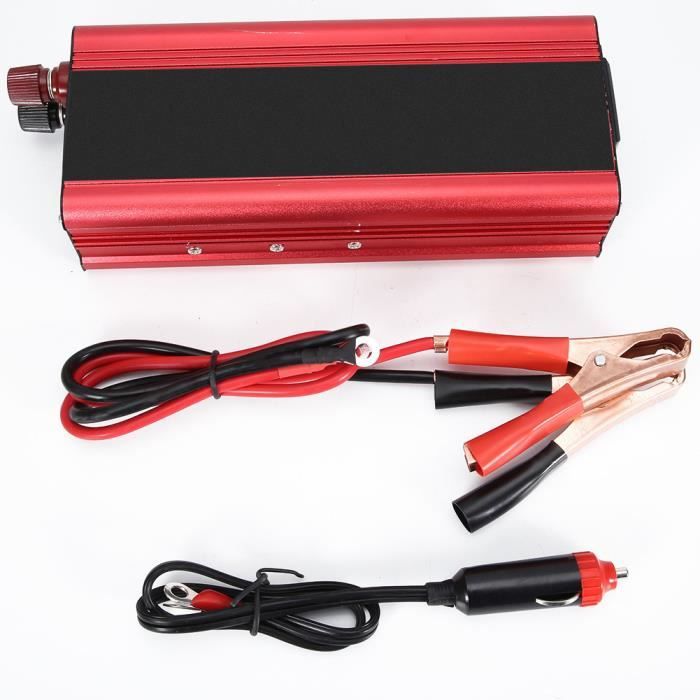 Voiture Onduleur Solaire 4000W Convertisseur Tension Transformateur 12V à 220V HB013 -LON