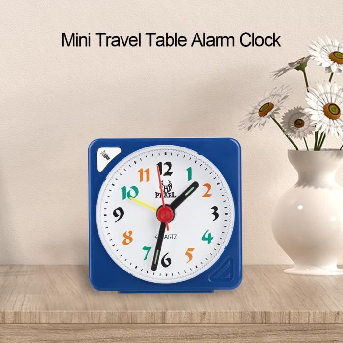 Mignon silencieux de chevet Quartz Horloge De Table Réveil Lumière Nuit Bureau Horloge Mignon silencieux de chevet Quartz Horloge De Table Réveil Lumière Nuit Bureau Horloge