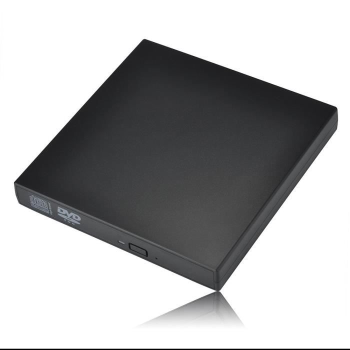 VSHOP® Lecteur CD DVD externe USB 2.0 Slim avec Lecteur DVD ROM + CD ROM  Drive Graveur CD pour Netbook, Notebook, ordinateur de - Cdiscount  Informatique