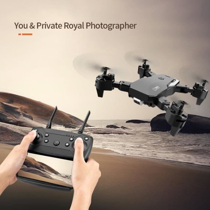 Drone Rc V4 avec double caméra 4K, HD, grand angle, 1080 P, wifi, FPV,  quadrirotor, transmission en temps réel, hélicoptère, jou