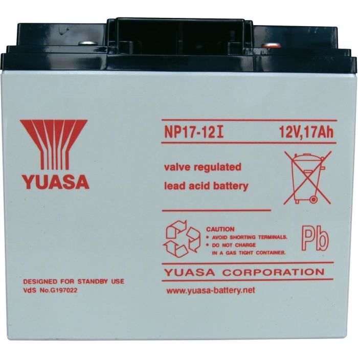 Batterie plomb 12 V 17 Ah Yuasa NP17-12