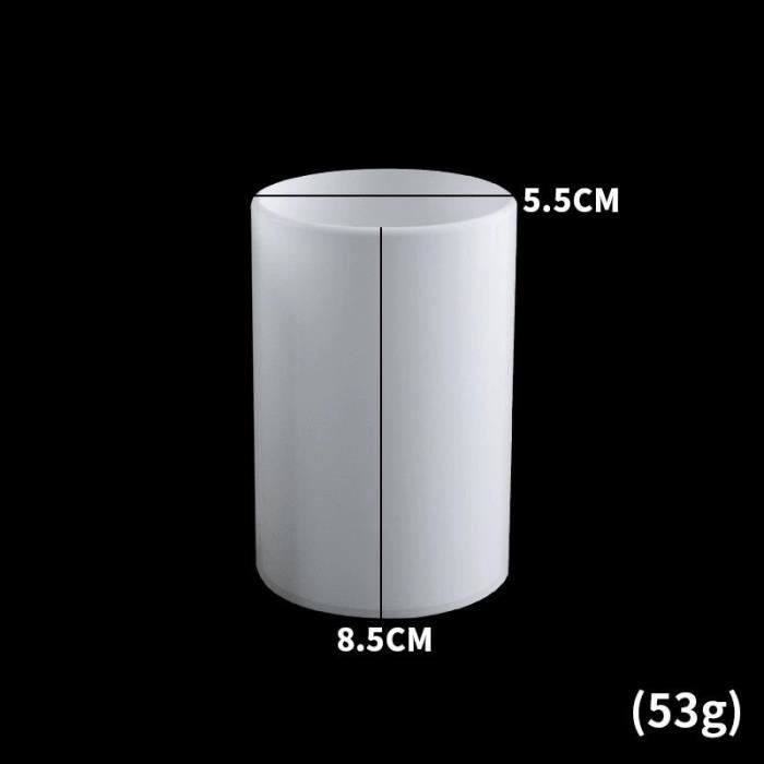 Moule à Bougie Cylindrique Silicone - Pour Résine, Cire, Savon Artisanal | Facile à Démouler