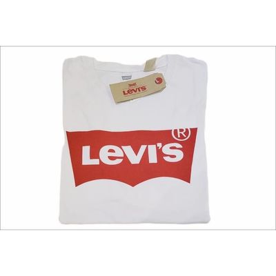 Levi's Perfect T-Shirt Batwing Logo Blanc Femme WHITE Cdiscount