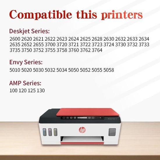 2 Cartouches d'encre Compatible pour HP 304 XL 304XL Compatible pour Envy  5020 5030 DeskJet 2600 2620 2630 2634 3720 3730 3762 3764 - Cdiscount  Informatique