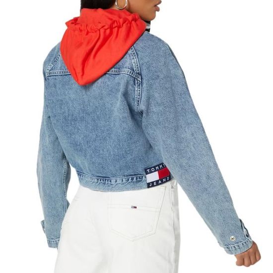 Veste en Jeans Bleu Femme Tommy Hilfiger Marcia Bleu Cdiscount Pret a Porter