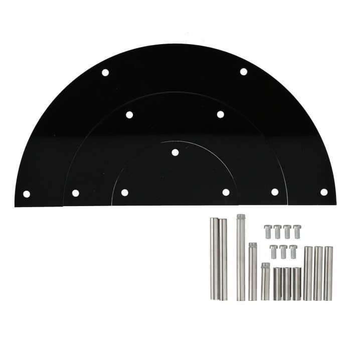 Newellsail Support De Balle En Acrylique Support De Présentoir De Balle Support De Boule Multifonctionnel Pour Basketball Football Volleyball Rugby Ball 3 Pièces (Noir
