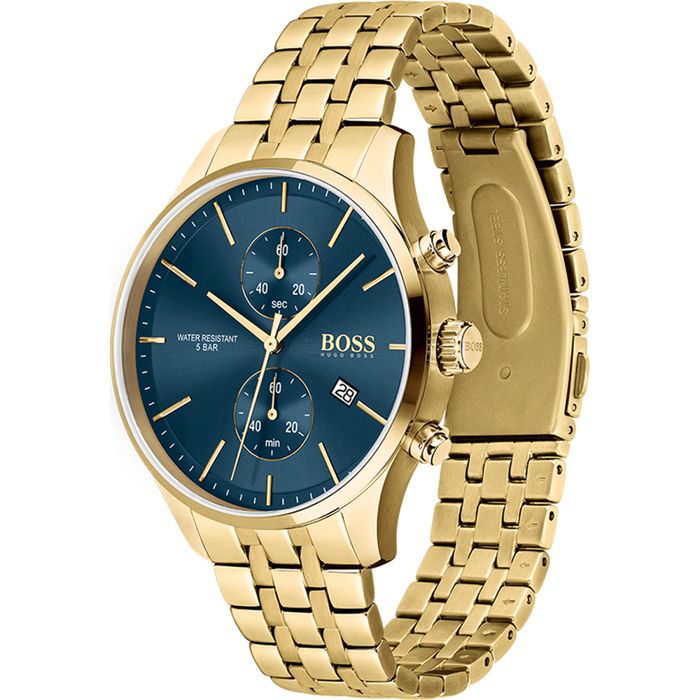 Hugo Boss Montre Hommes Quartz Chronographe Bracelet Acier