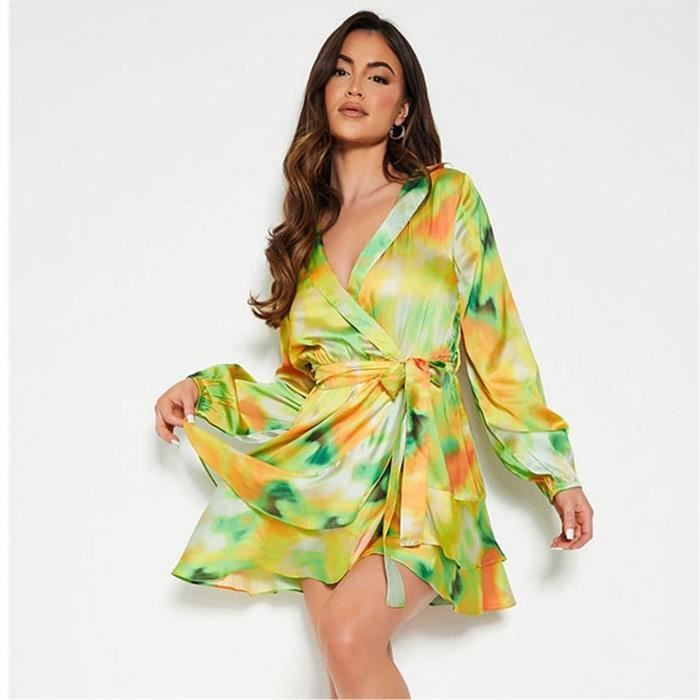 Robe cache coeur en satin on sale