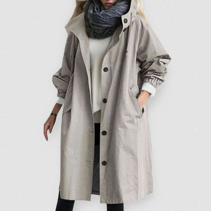 Coupe Vent Femme Impermeable Veste Femme Imperm able Mi Longue