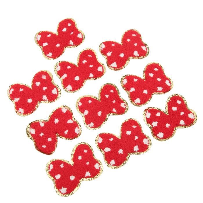 Lot De 20 Nœuds Rouges Pour Cheveux Filles - Accessoires Mignons Et Colorés