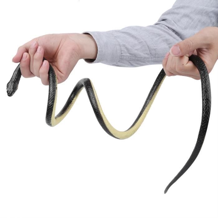 Serpent En Caoutchouc Réaliste 110cm Avec Ficelle - Jouet Farce Poisson D'Avril Halloween