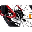Vélo électrique Fat Bike Kraken - Rouge métallisé - Tricycle - 250W-10Ah - Freins hydrauliques-2