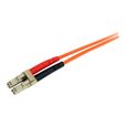 STARTECH Câble Fibre optique Duplex LC / ST - 2 x Mâle / 2 x Mâle - 1 m - Orange-2
