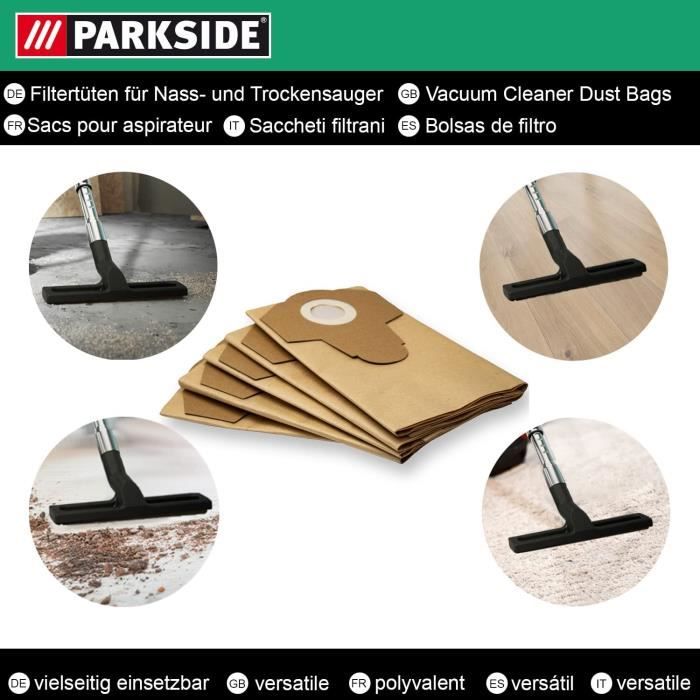 Parkside Lidl Kit de filtre pour aspirateur sec humide PNTS