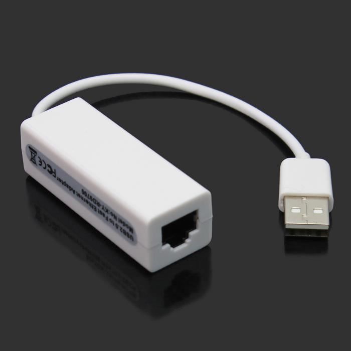 Adaptateur Réseau USB 2.0 vers RJ45 Ethernet LAN +Lecteur CD pr XP Win7  Vista - Cdiscount Au quotidien