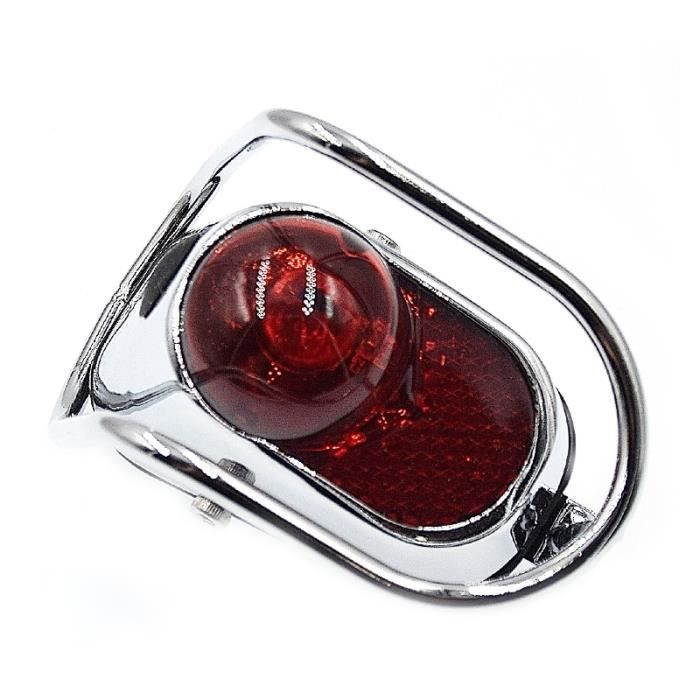 Feu arri re vintage pour v lo clairage v lo r tro Cdiscount Sport