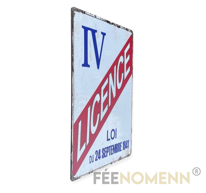 BC® Plaque en tôle rétro - 20 x 30 cm - Rhum original - Décoration vintage en métal - Idée cadeau pour les fans de rhum