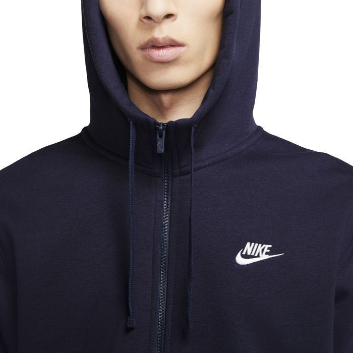 nike nsw club hoodie fz bb