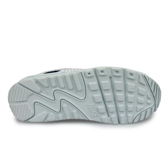 Chaussure Nike Air Max 90 Junior Blanc Enfant Gar on Running