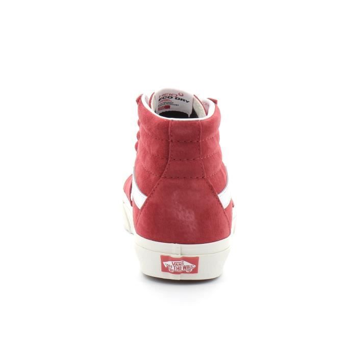 Vans sk8 outlet hi femme rouge