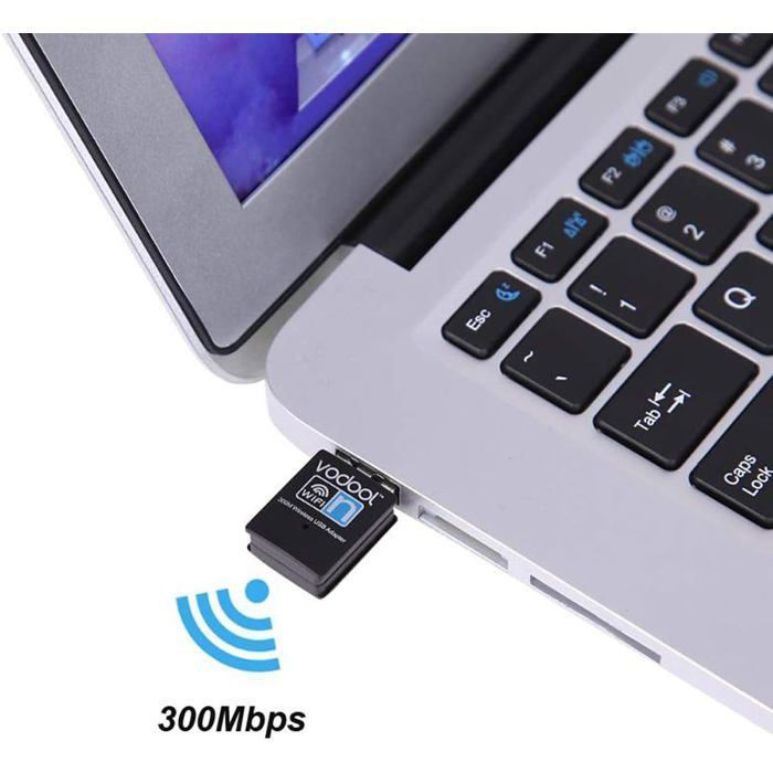 Mini Adaptateur Wi-Fi USB TRENDnet N150 - TEW-64UB - Noir - Pour PC - Occasion