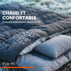 Lot De 2 Sacs De Couchage D'urgence - Protection Thermique - Idéal Survie, Camping