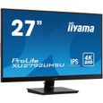 Ecran PC - IIYAMA - ProLite 27" Slim - 27" 4K - Dalle IPS - 4 ms - 60 Hz - HDMI / DVI-D / DisplayPort-0