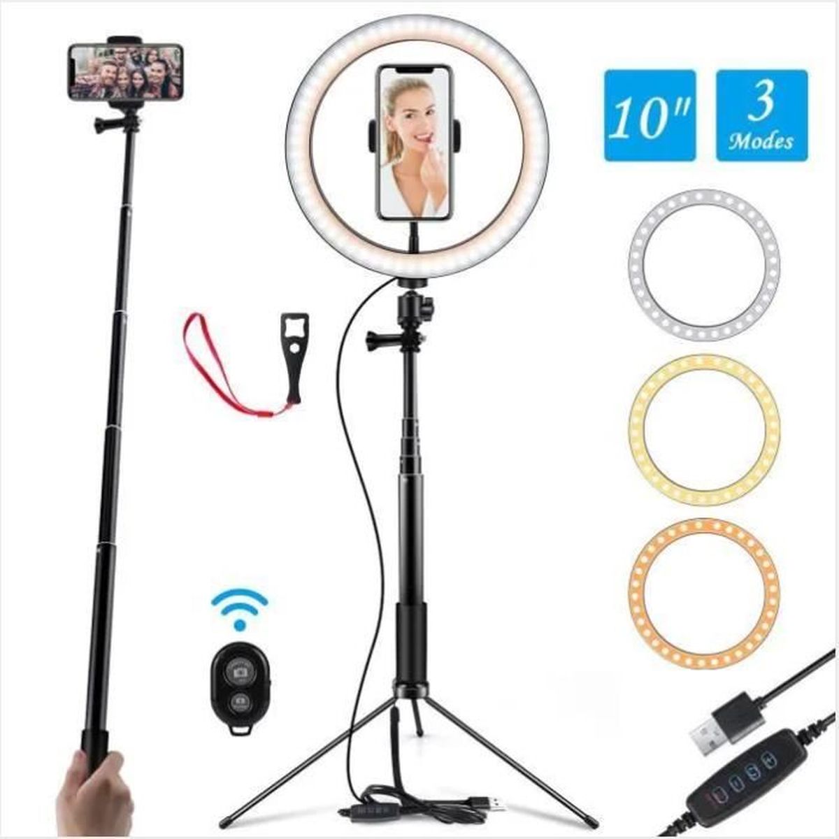 selfie ring light