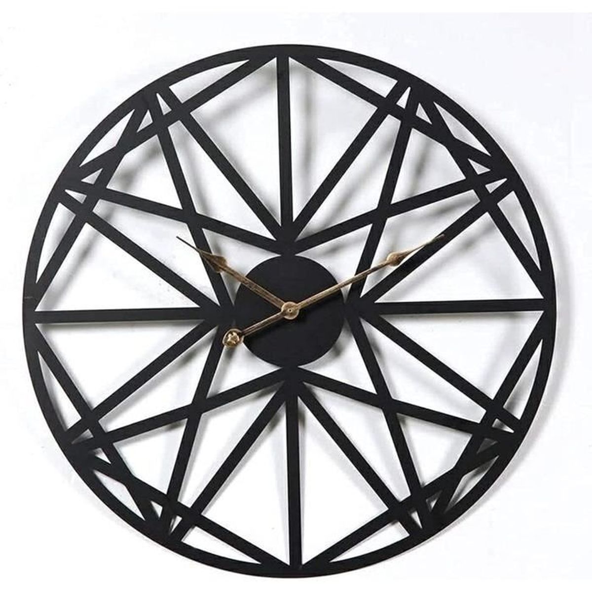 Horloge Murale Extérieure 60 Cm - Étanche IP44 - Pile AA - Chiffres Arabes Visibles - Pour Jardin Ou Salon