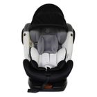 BB-BOOM ZELI Siège-auto évolutif i-Size pivotant 360° enfants de 40 à 150 cm 0-36 kg Isofix Top Tether Gris avec canopy