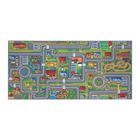 Tapis de Jeu Enfant 95x200cm, Playcity - Tapis Circuit Voiture - Lavable - Antidérapant - Carpet Studio