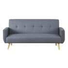 CONCEPT USINE Berlin gris : Canapé scandinave convertible 3 places gris