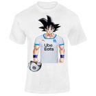 T-Shirt Homme Personnalisé Dragon Ball Z - KDO02 - Sango Goku - Blanc - Coton - Manches courtes - Col arrondi