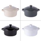 Set de 4 mini cocottes zen 9 cm en grès - Table Passion