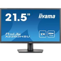 Ecran PC - IIYAMA ProLite X2283HSU-B1 - 21.5" FHD - Dalle VA - 1 ms - 75Hz - HDMI / DisplayPort / USB - Freesync