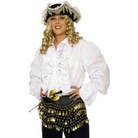 Chemise pirate blanche - Polyester - Homme - Adulte